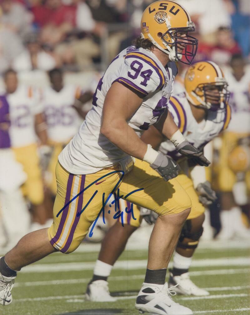CHASE PITTMAN LSU  SIGNED AUTOGRAPHED 8X10 PHOTO W/ COA