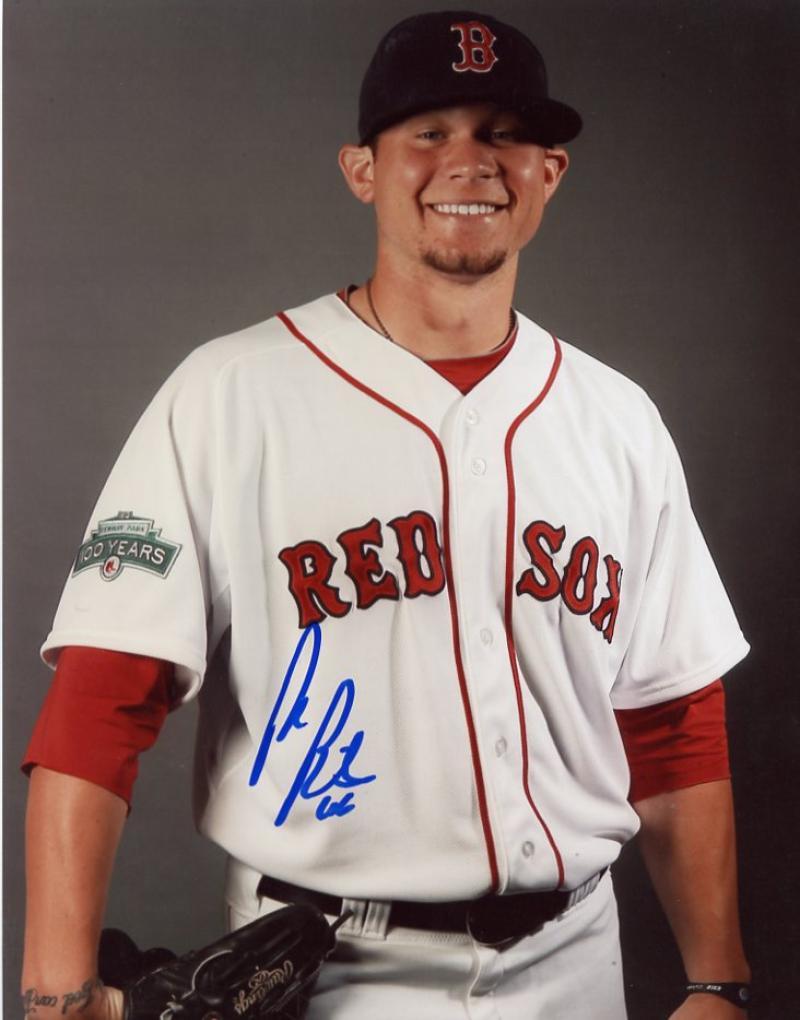 DRAKE BRITTON BOSTON RED SOX SIGNED AUTOGRAPHED 8X10 PHOTO