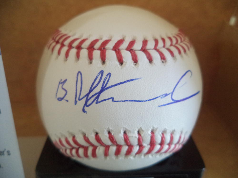 BLAKE RUTHERFORD CHICAGO WHITE SOX SIGNATURE DEBUT SIGNED ML BASEBALL JSA SD3809