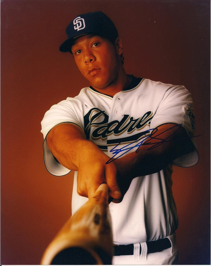 KYLE BLANKS SAN DIEGO PADRES SIGNED 8X10 PHOTO W/COA
