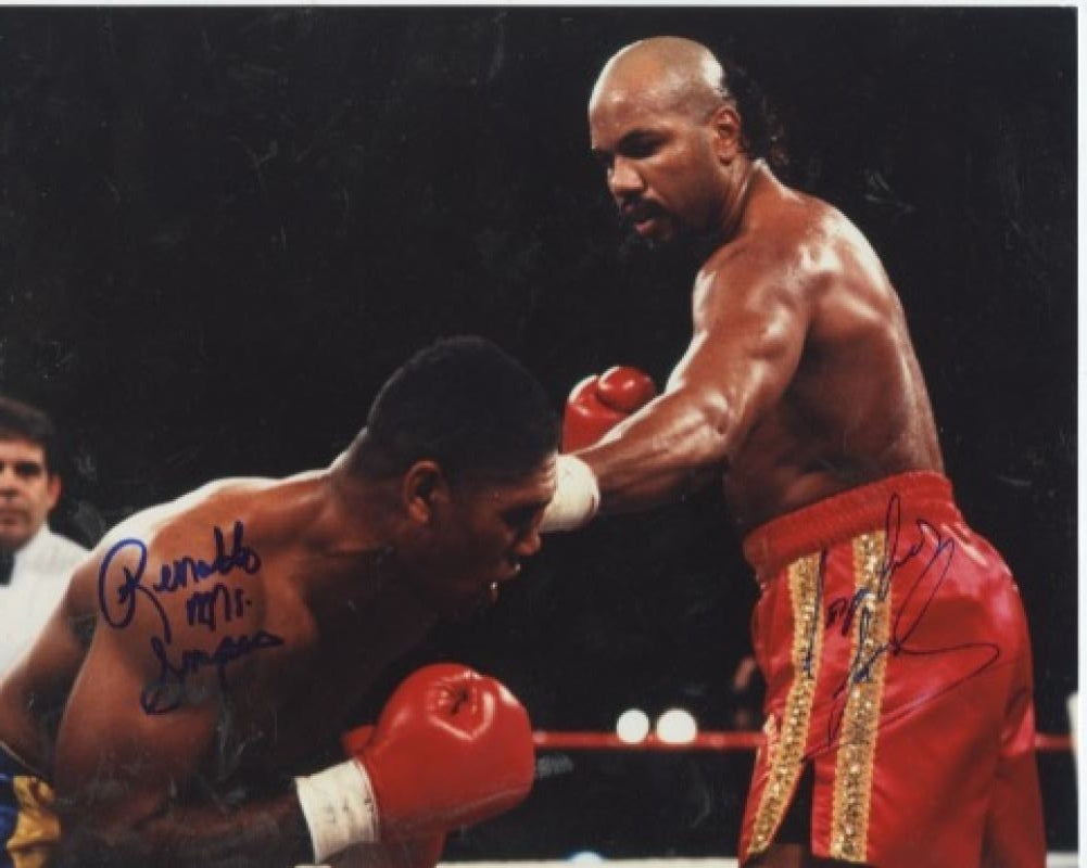  RENALDO SNIPES BOXER  SIGNED AUTOGRAPHED 8x10 PHOTO W/COA 