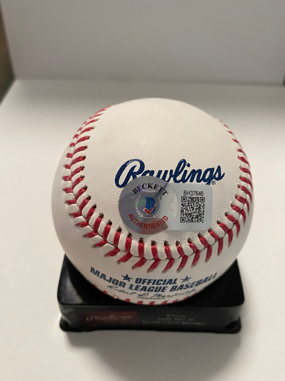 ZACH EFLIN TAMPA BAY RAYS SIGNED AUTOGRAPHED M.L. BASEBALL BECKETT **