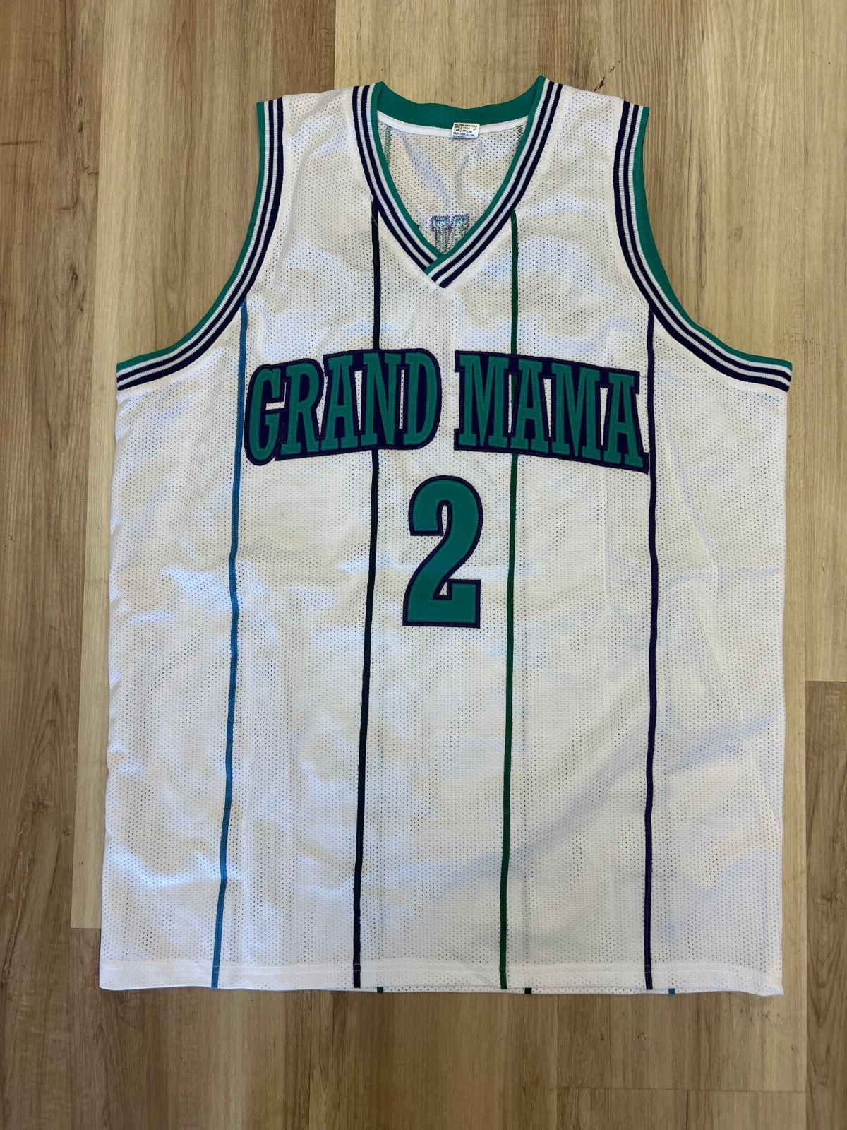 LARRY JOHNSON GRAD MAMA HORNETS SIGNED AUTOGRAPHED CUSTOM JERSEY JSA COA