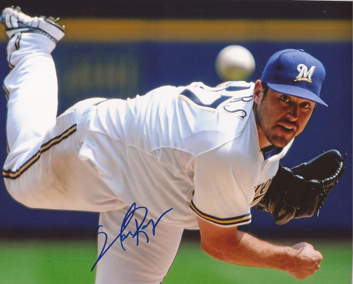MARK ROGERS MILWAUKEE BREWERS SIGNED AUTOGRAPHED 8X10 PHOTO W/COA