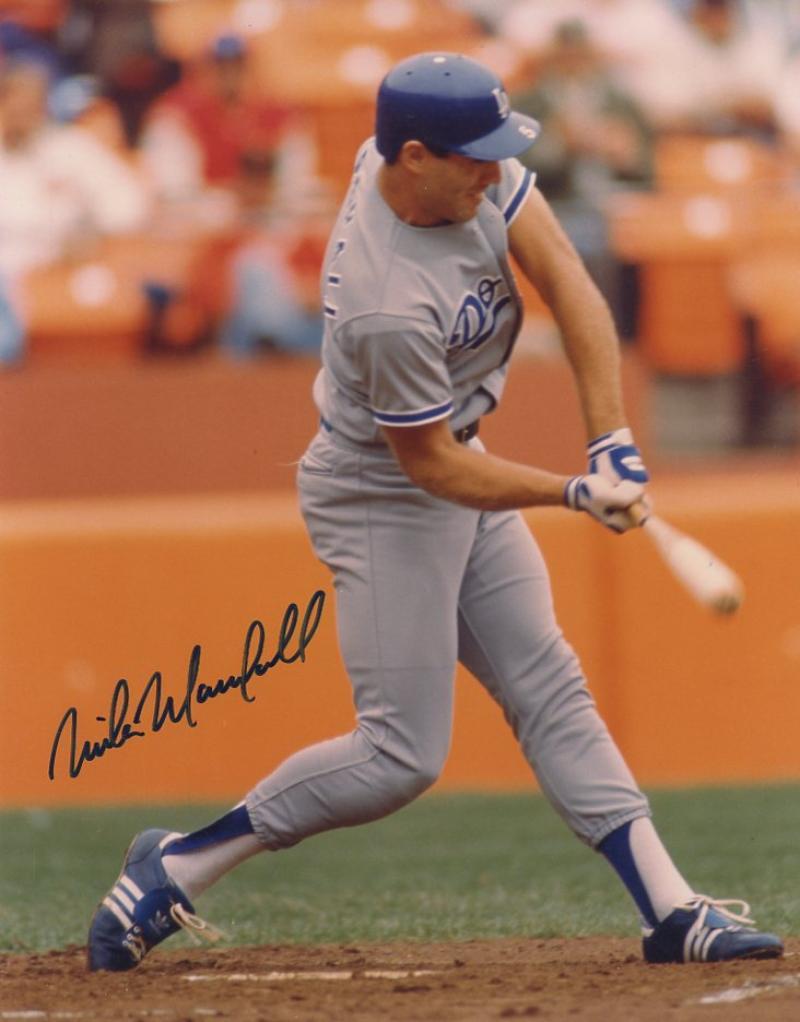 MIKE MARSHALL LOS ANGELES DODGERS SIGNED AUTOGRAPHED 8X10 PHOTO W/COA