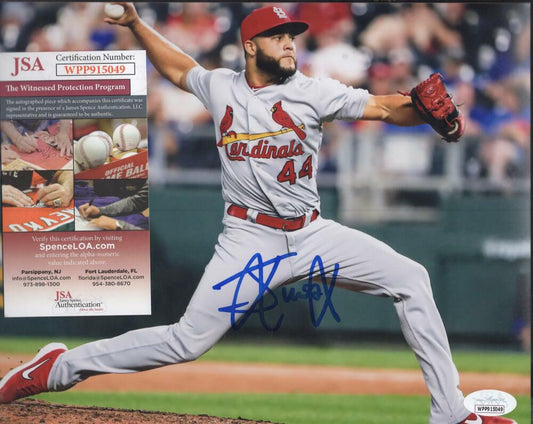 JUNIOR FERNANDEZ ST. LOUIS CARDINALS SIGNED 8X10 PHOTO JSA WPP915049