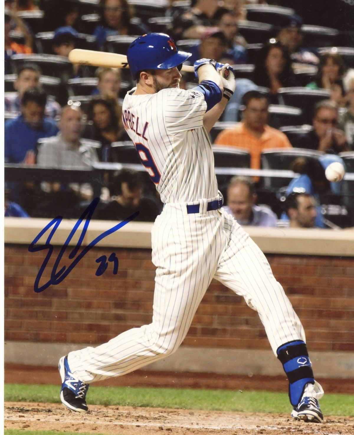 ERIC  CAMPBELL   NEW YORK METS  #28   AUTOGRAPHED    SIGNED  8X10  PHOTO