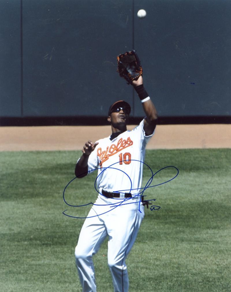 ADAM JONES OUTFIELD  BALTIMORE  ORIOLES   SIGNED 8X10 PHOTO