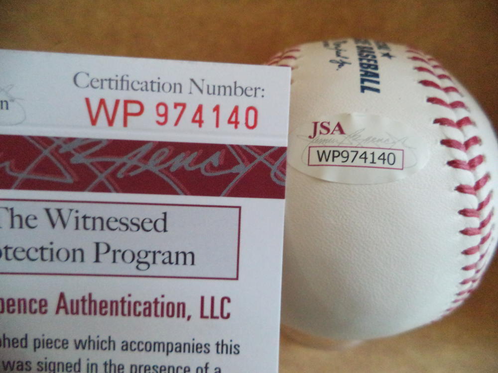 JAKE LAMB ARIZONA DIAMONDBACKS SIGNED AUTOGRAPHED M.L. BASEBALL JSA WP974140