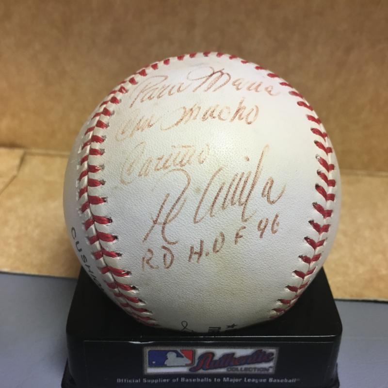 RAFAEL AVILA SENIOR SCOUT/TOMMY LASORDA DODGERS RARE N.L. SIGNED BASEBALL W/COA
