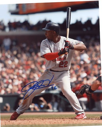 JOE THURSTON  ST LOUIS CARDINALS  SIGNED 8X10 PHOTO
