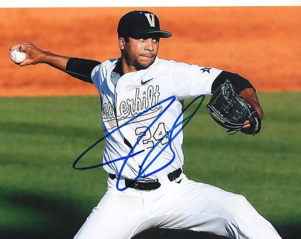 JORDAN SHEFFIELD VANDERBILT SIGNED AUTOGRAPHED 8X10 PHOTO W/ COA