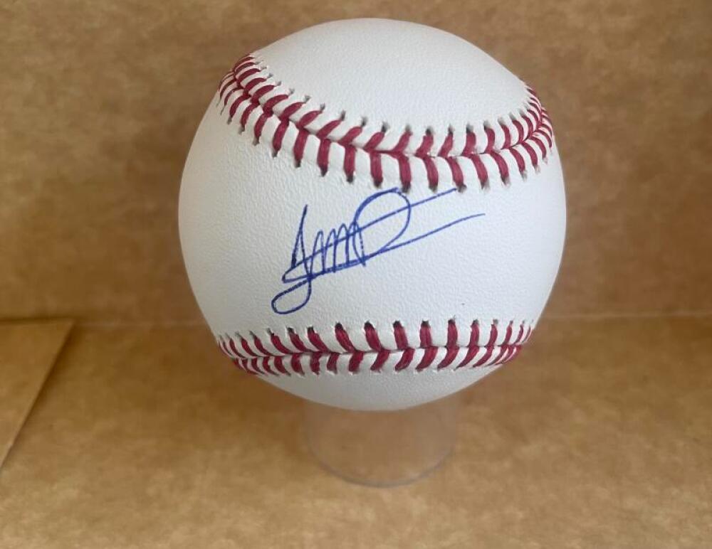 JOEL DIAZ NY METS SIGNED AUTOGRAPHED M.L. BASEBALL BAS AUTHENTICATED