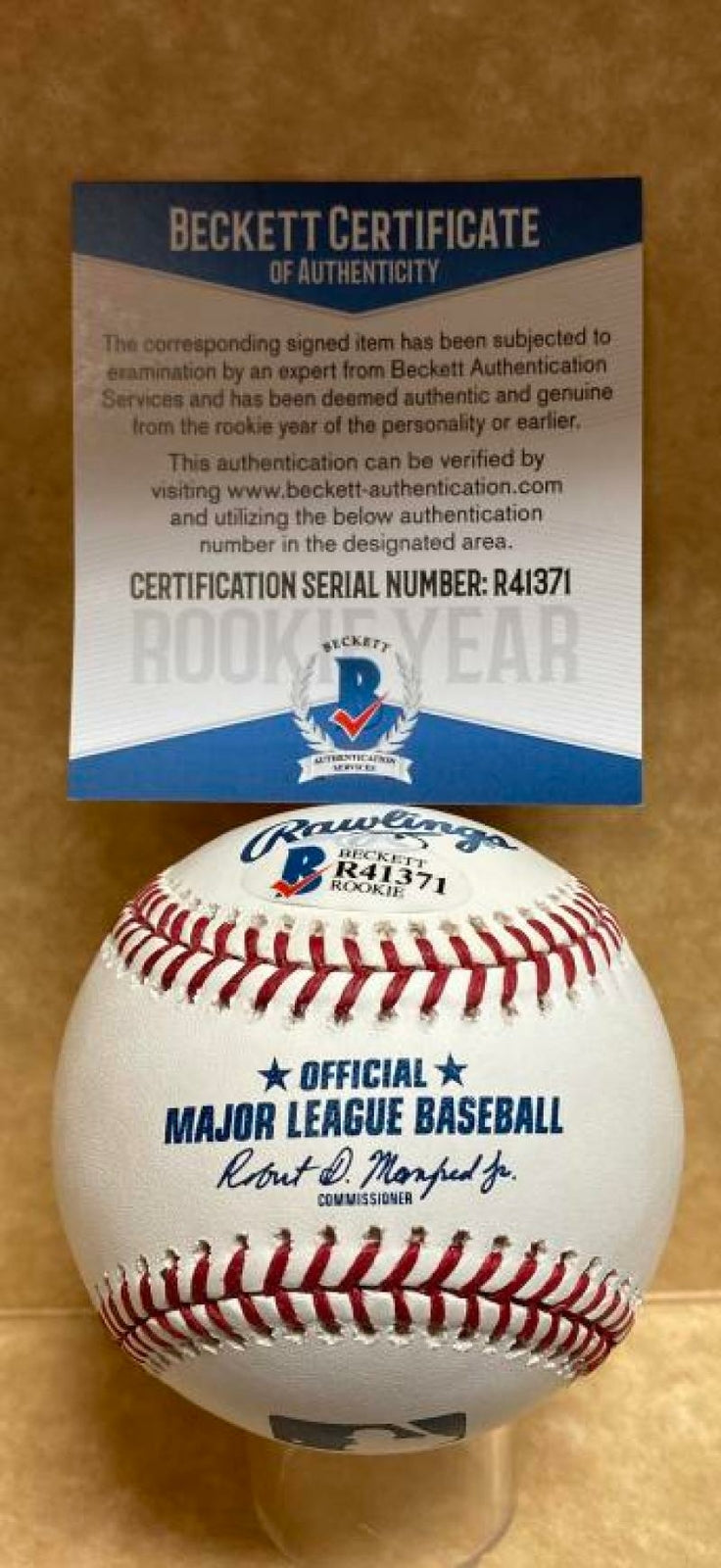 RODOLFO DURAN PHILADELPHIA PHILLIES ROOKIE YEAR SIGNED M.L. BASEBALL R41371