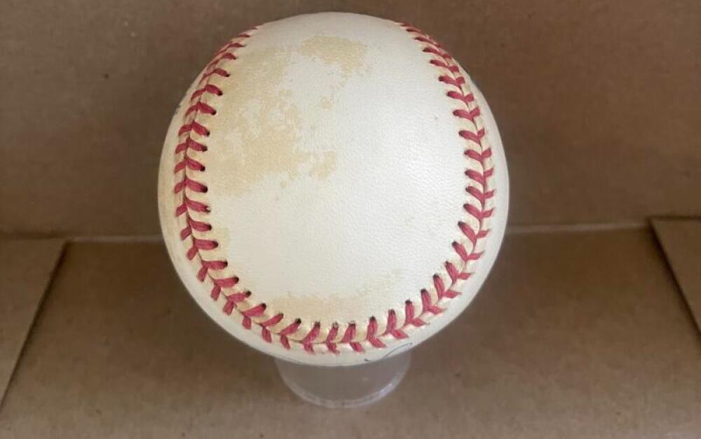 DON LARSEN NY YANKEES SIGNED AUTO VINTAGE A.L. BASEBALL BECKETT AUTH