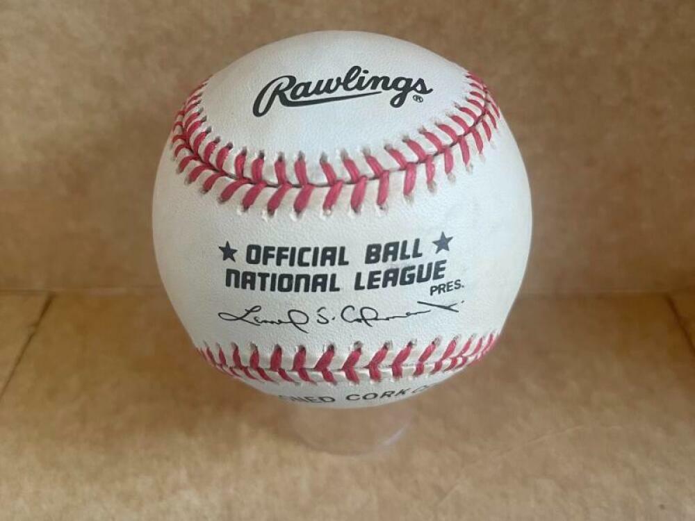 ALEX FERNANDEZ FLORIDA MARLINS SIGNED AUTOGRAPHED VINTAGE N.L. BASEBALL W/ COA