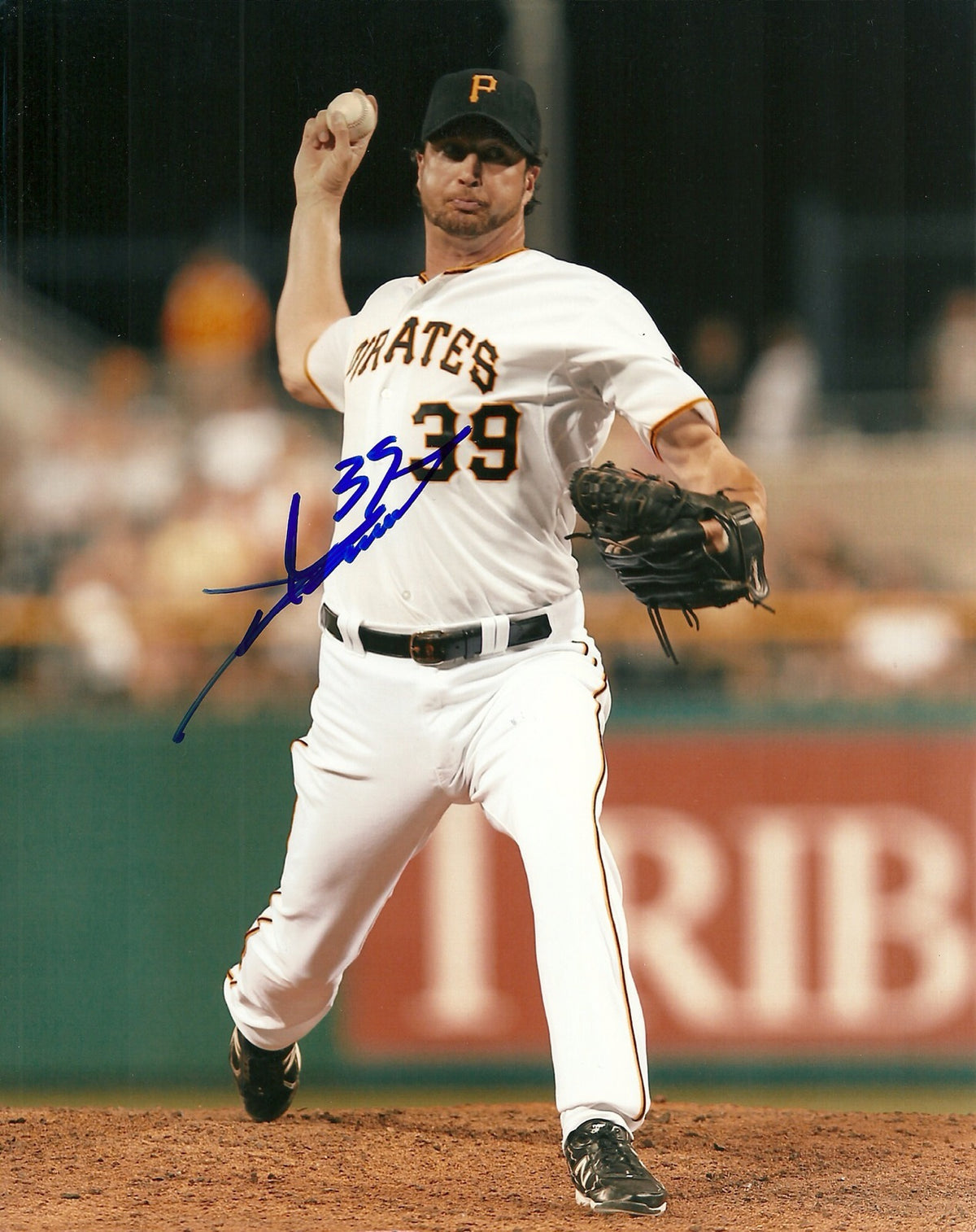 JASON GRILLI PITTSBURGH PIRATES SIGNED AUTO 8x10 PHOTO W/COA
