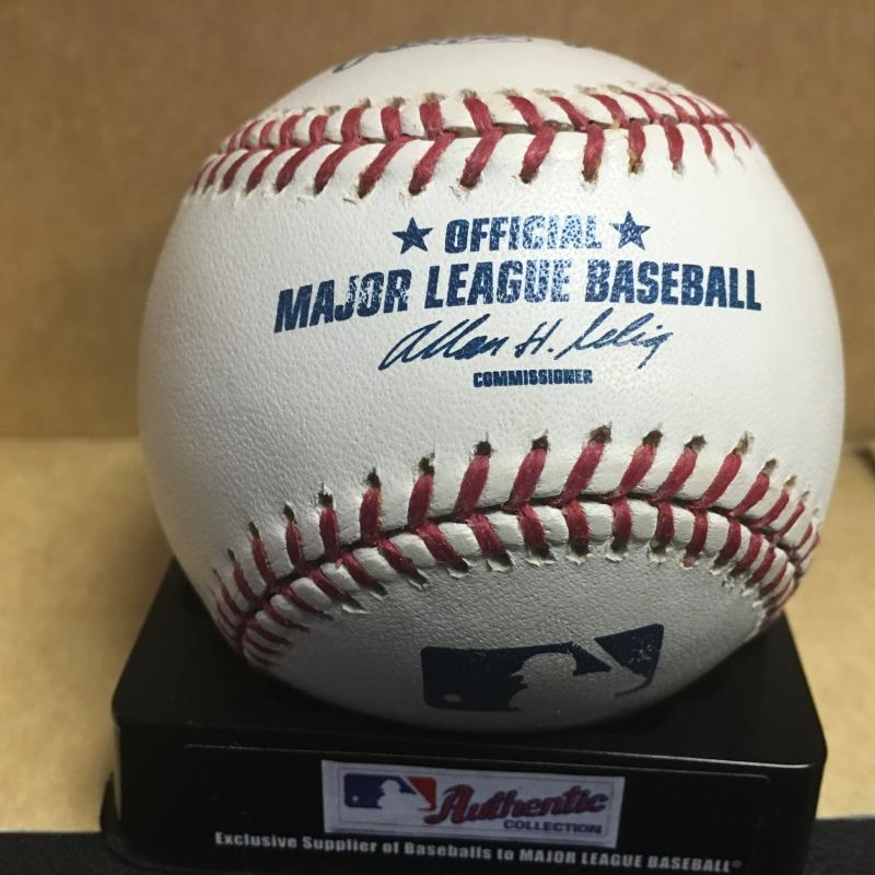 TODD HOLLANDSWORTH DODGERS/CUBS M.L. SIGNED BASEBALL W/COA