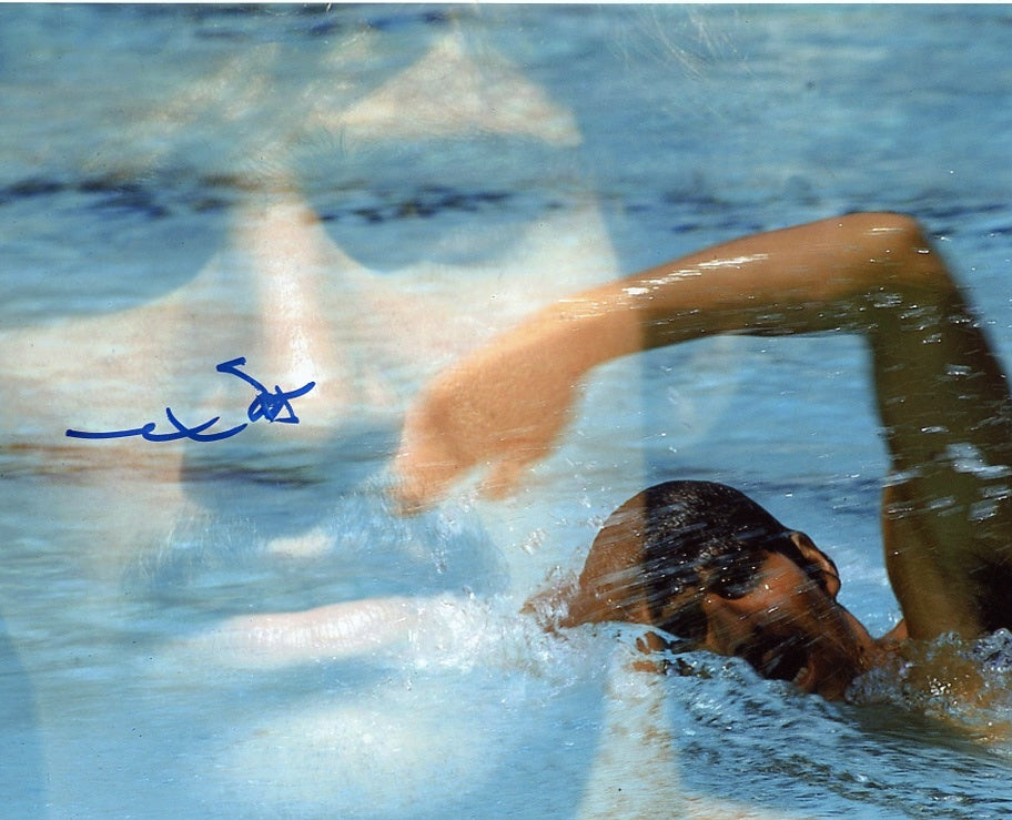 MARK  SPITZ  OLYMPIC  GOLD MEDAL SWIMMER   AUTOGRAPHED   SIGNED  8X10   