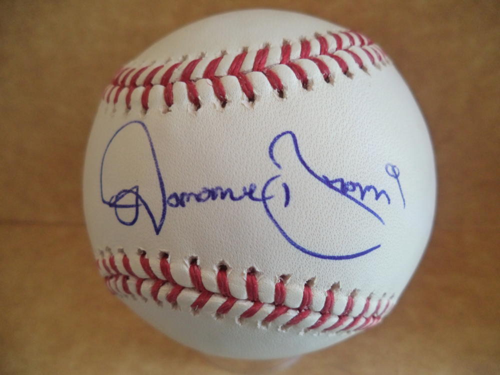 DOMONIC BROWN PHILADELPHIA PHILLIES SIGNED AUTOGRAPHED M.L BASEBALL COA 