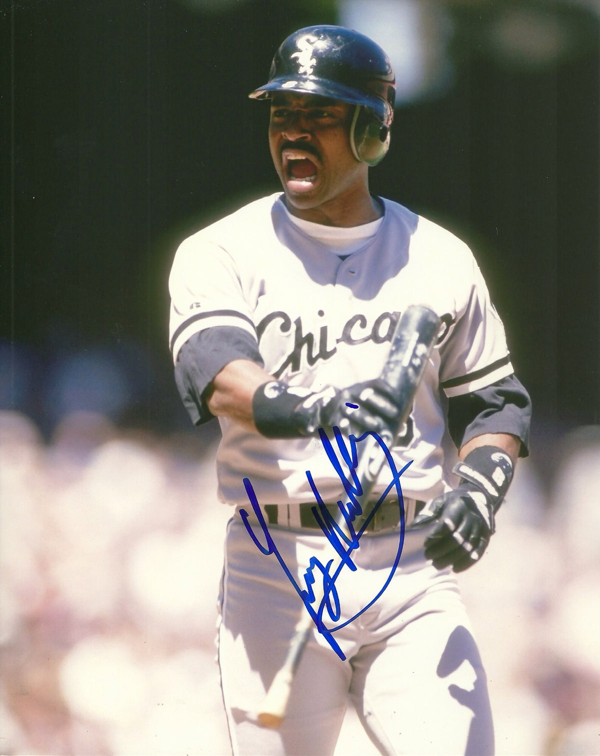 TONY PHILLIPS CHICAGO WHITE SOX SIGNED AUTOGRAPHED 8x10 PHOTO W/COA ACTION