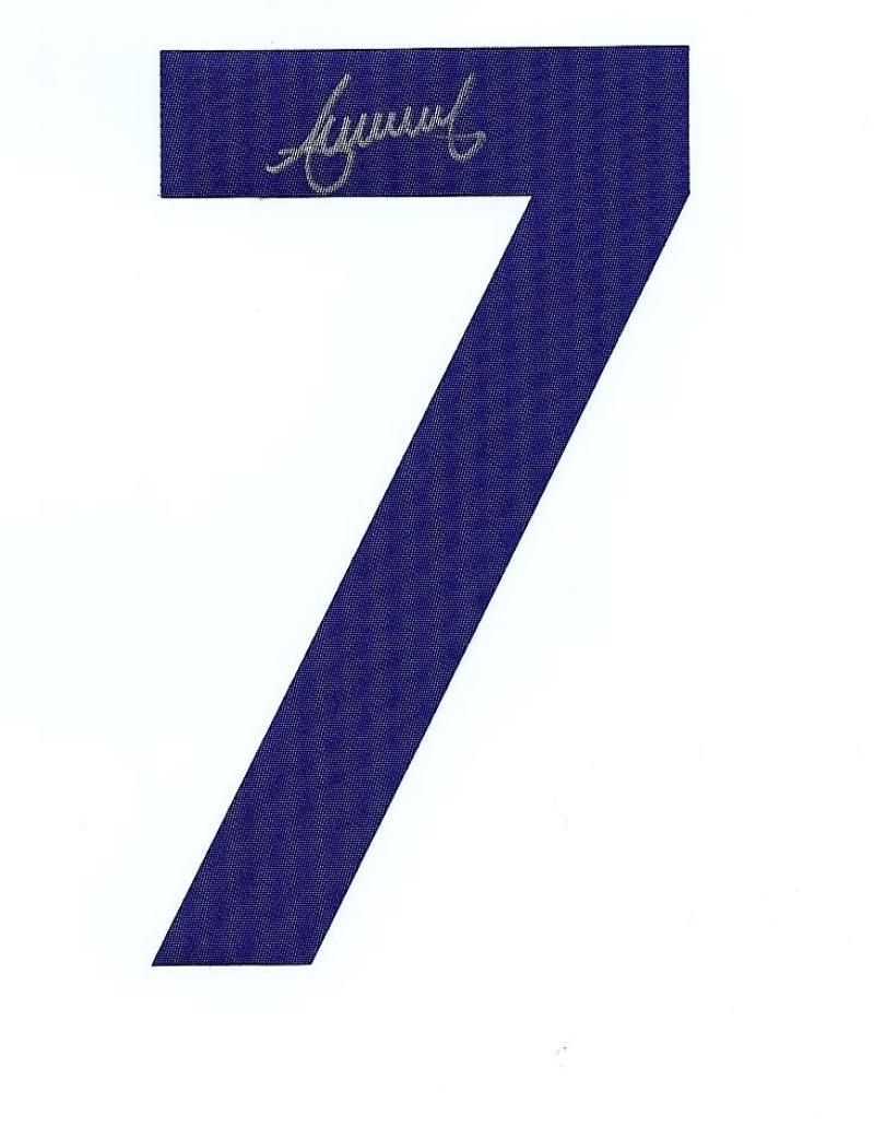 ARISMENDY ALCANTARA CHICAGO CUBS CHICAGO CUBS SIGNED AUTOGRAPHED NUMBER 7 W/COA