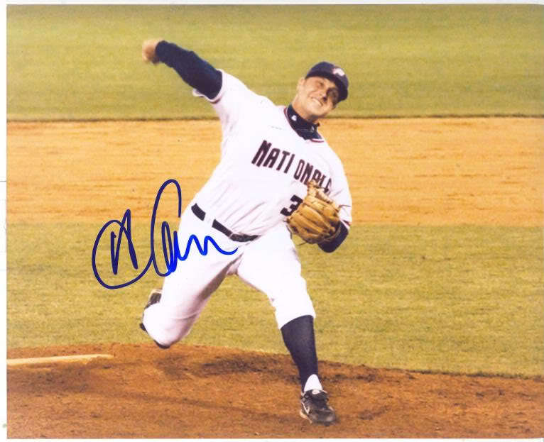 ADAM CARR WASHINGTON NATIONALS SIGNED 8X10 PHOTO W/COA