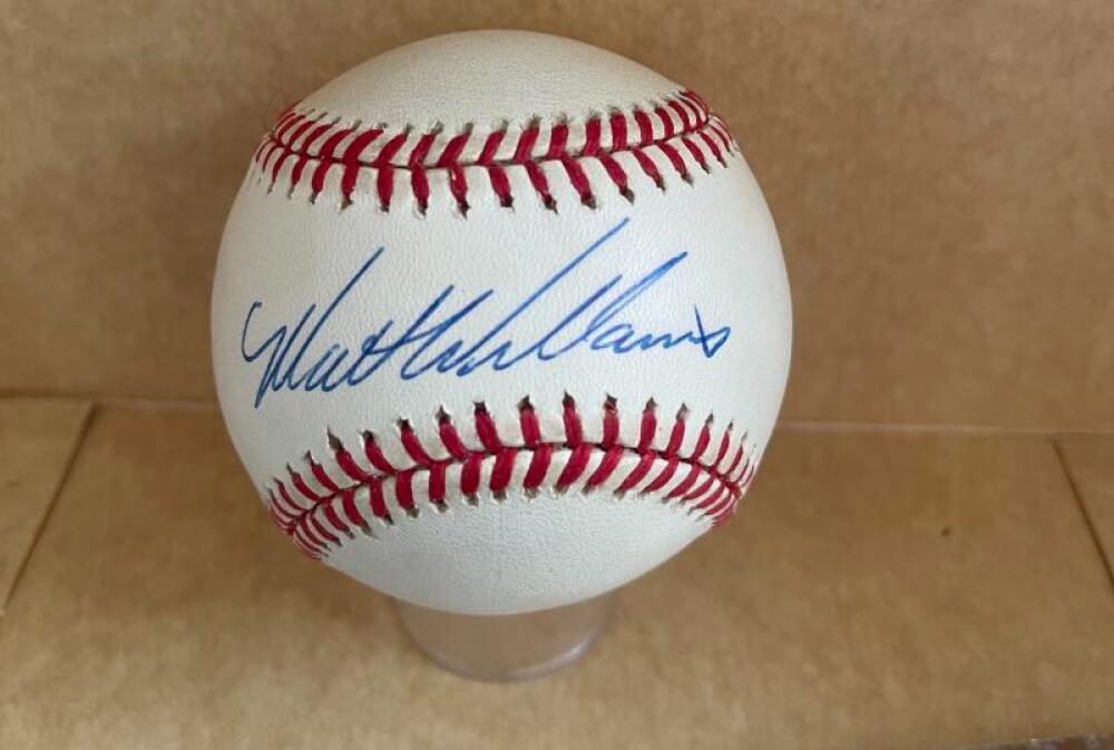 MATT WILLIAMS GIANTS/DBACKS SIGNED AUTO N.L. BASEBALL BECKETT AUTH