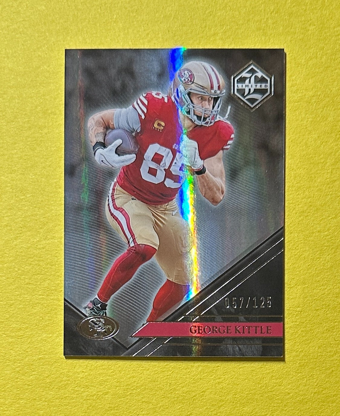 2022 PANINI LIMITED GEORGE KITTLE /125 #86 49ERS