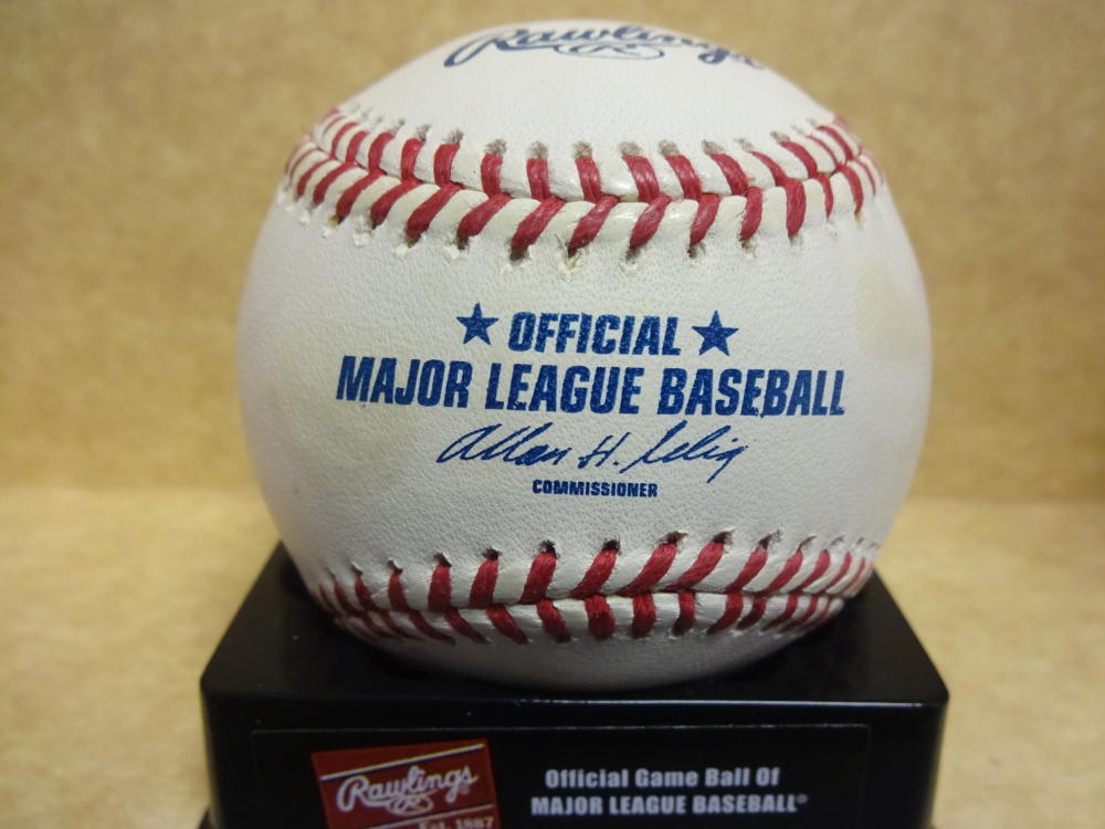 STEVE WOODARD RED SOX/INDIANS/BREWERS SIGNED M.L. BASEBALL W/COA