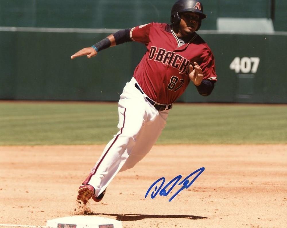 DAWEL LUGO ARIZONA DIAMONDBACKS SIGNED AUTOGRAPHED 8X10 PHOTO W/COA 