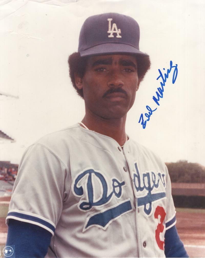 TED MARTINEZ LOS ANGELES DODGERS SIGNED AUTOGRAPHED 8X10 PHOTO W/ COA