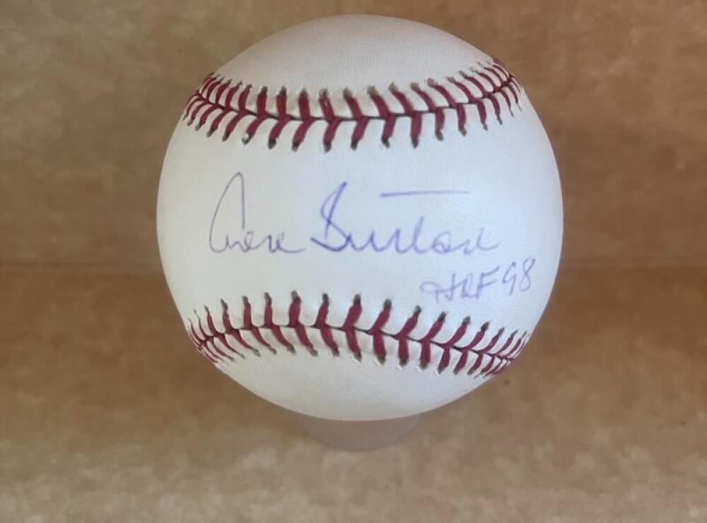DON SUTTON HOF 98 BREWERS/ANGELS SIGNED AUTOGRAPHED A.L. BASEBALL BECKETT AUTH