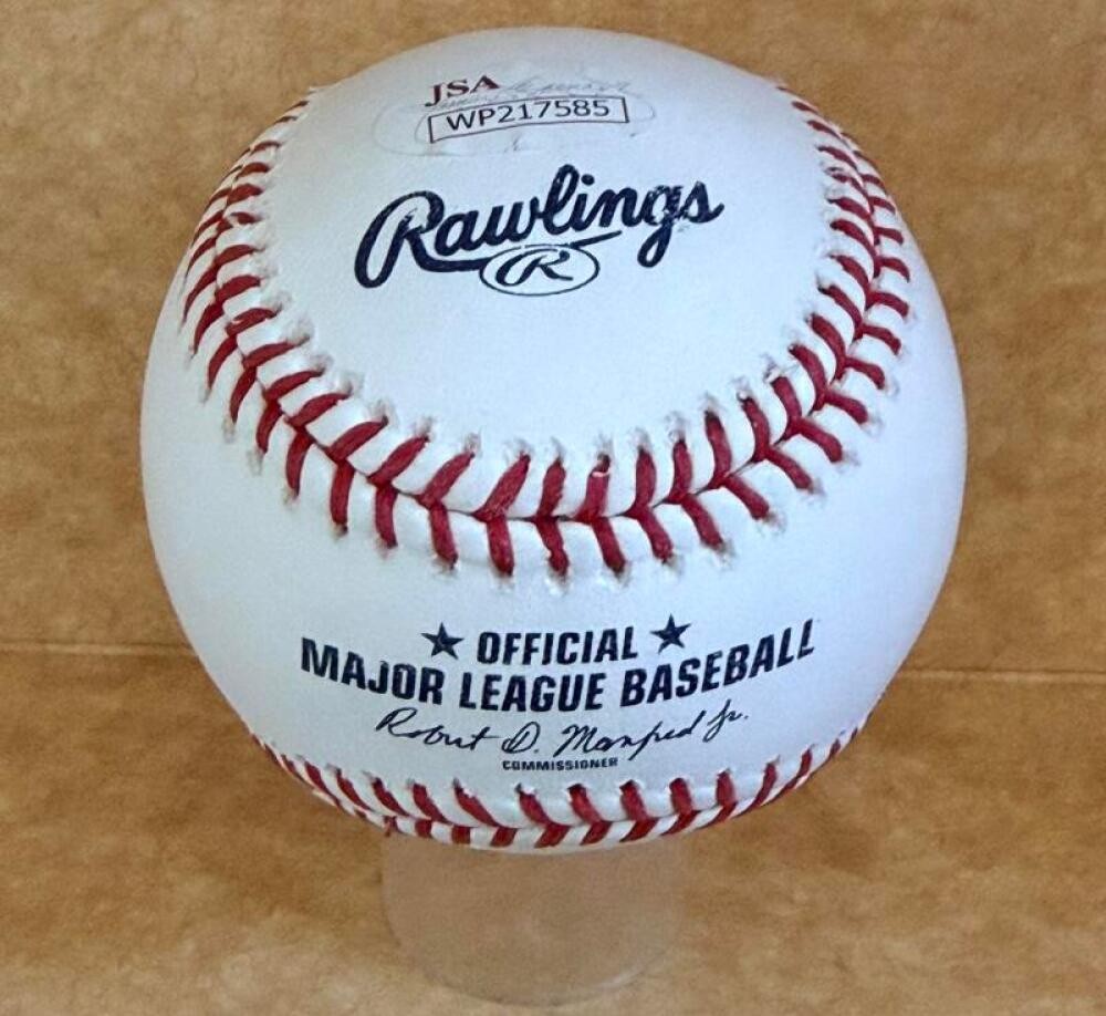 JOE MUSGROVE 2016 FUTURES SIGNED BASEBALL USA STARTER JSA AUTH