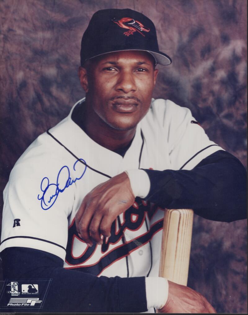ERIC DAVIS ORIOLES SIGNED AUTOGRAPHED 8X10 PHOTO W/ COA