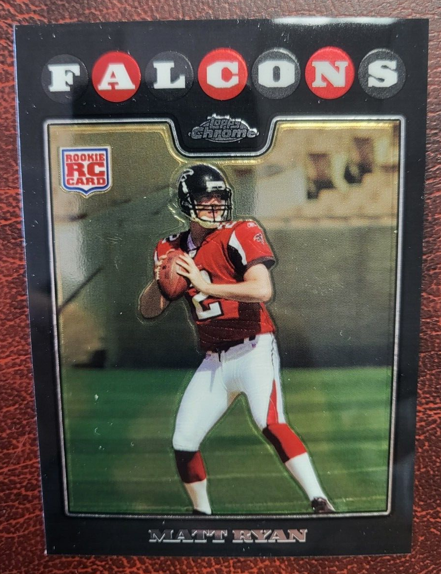 2008 TOPPS CHROME MATT RYAN FALCONS ROOKIE RC CARD #TC166