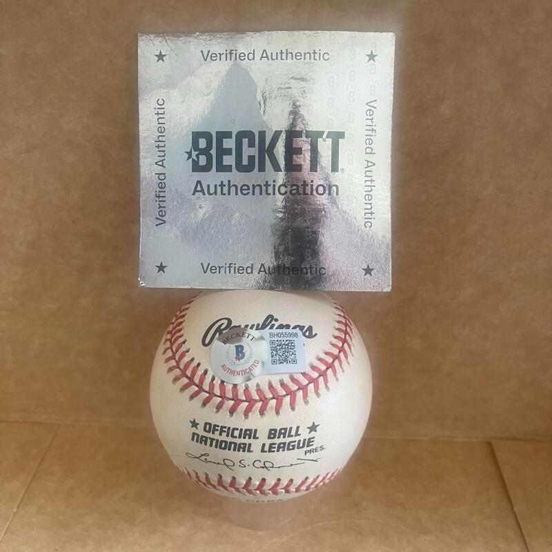 RALPH BRANCA BOBBY THOMSON 10/3/51 SIGNED AUTOGRAPHED N.L. BASEBALL BAS AUTH