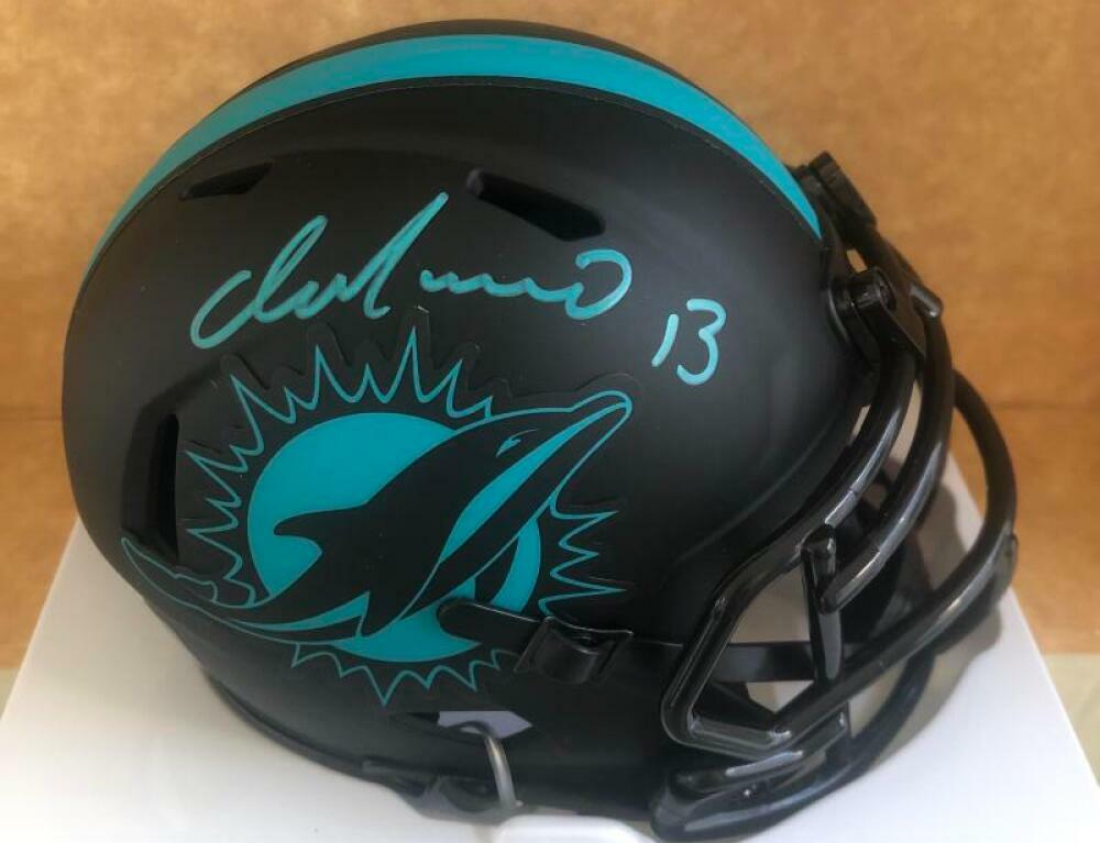 DAN MARINO MIAMI DOLPHINS SIGNED AUTO ECLIPSE SPEED MINI HELMET JSA WITNES