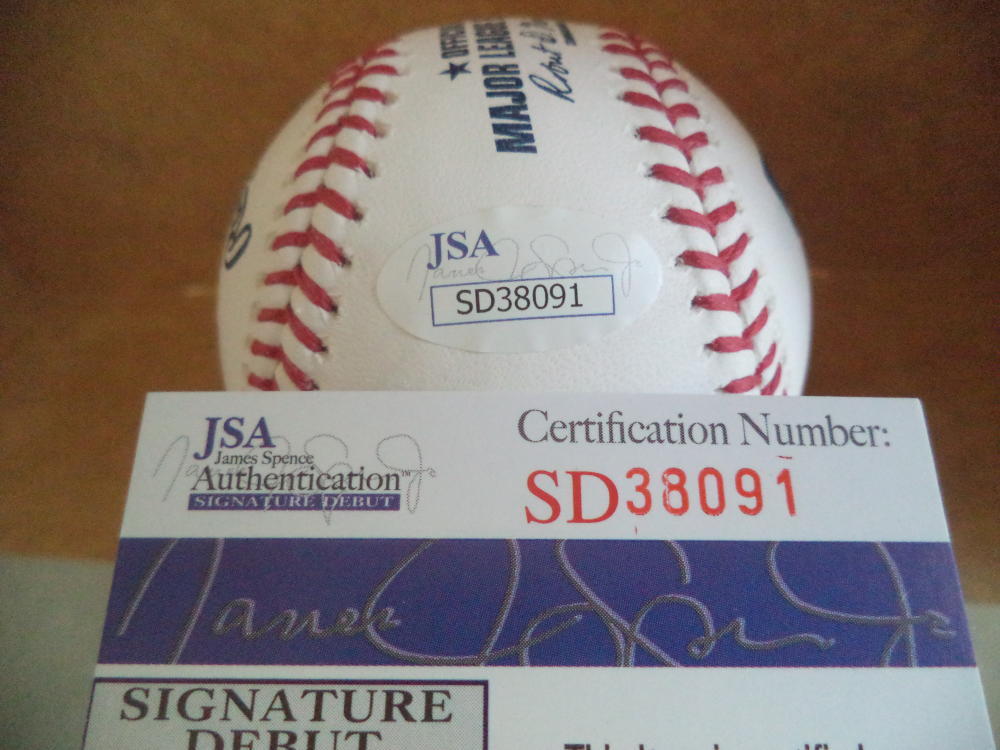 BLAKE RUTHERFORD CHICAGO WHITE SOX SIGNATURE DEBUT SIGNED ML BASEBALL JSA SD3809