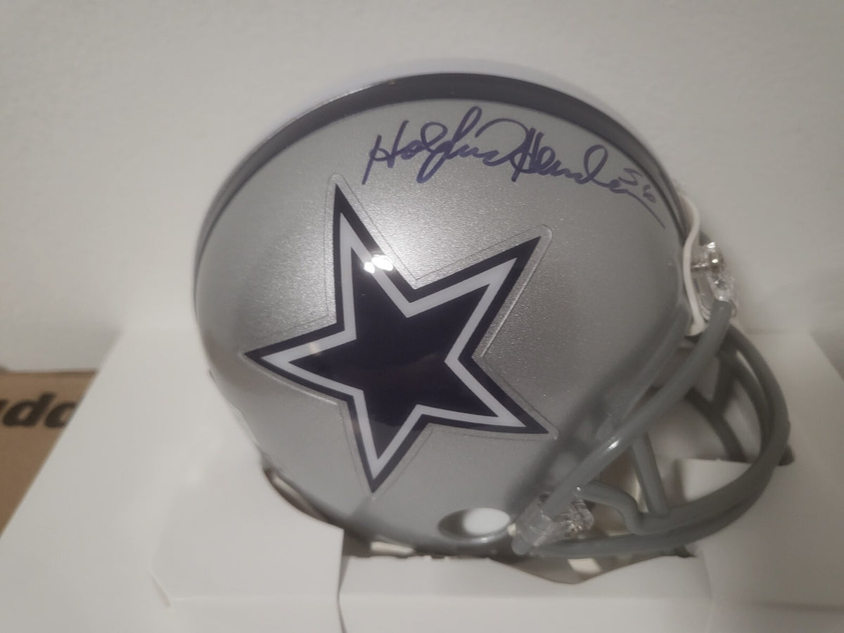 HOLLYWOOD HENDERSON DALLAS COWBOYS SIGNED AUTO RIDDELL MINI HELMET BECKETT