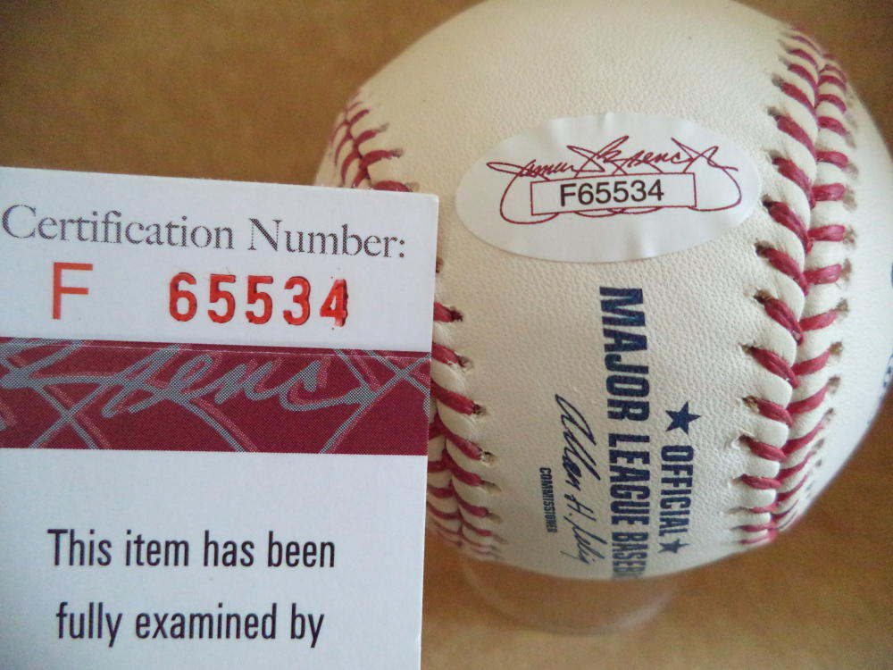HANLEY RAMIREZ BOSTON RED SOX SIGNED AUTOGRAPHED M.L. BASEBALL JSA F65534