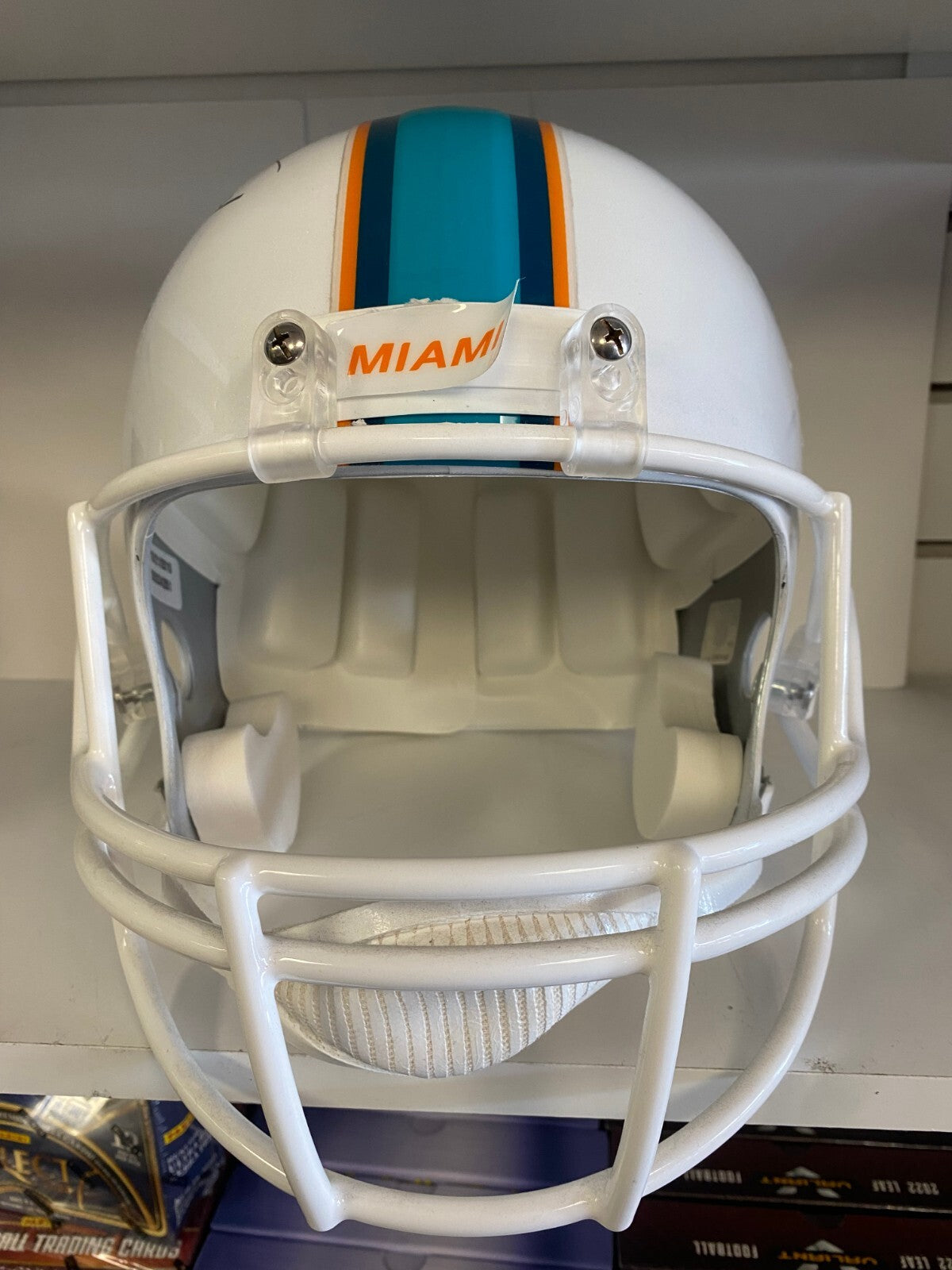 JARVIS LANDRY MIAMI DOLPHINS SIGNED AUTOGRAPHED FULL SIZE HELMET JSA STICKER