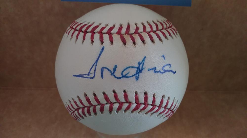 JOSE ARCIA PADRES/CUBS DECEASED SIGNED AUTOGRAPHED M.L BASEBALL BECKETT F94429
