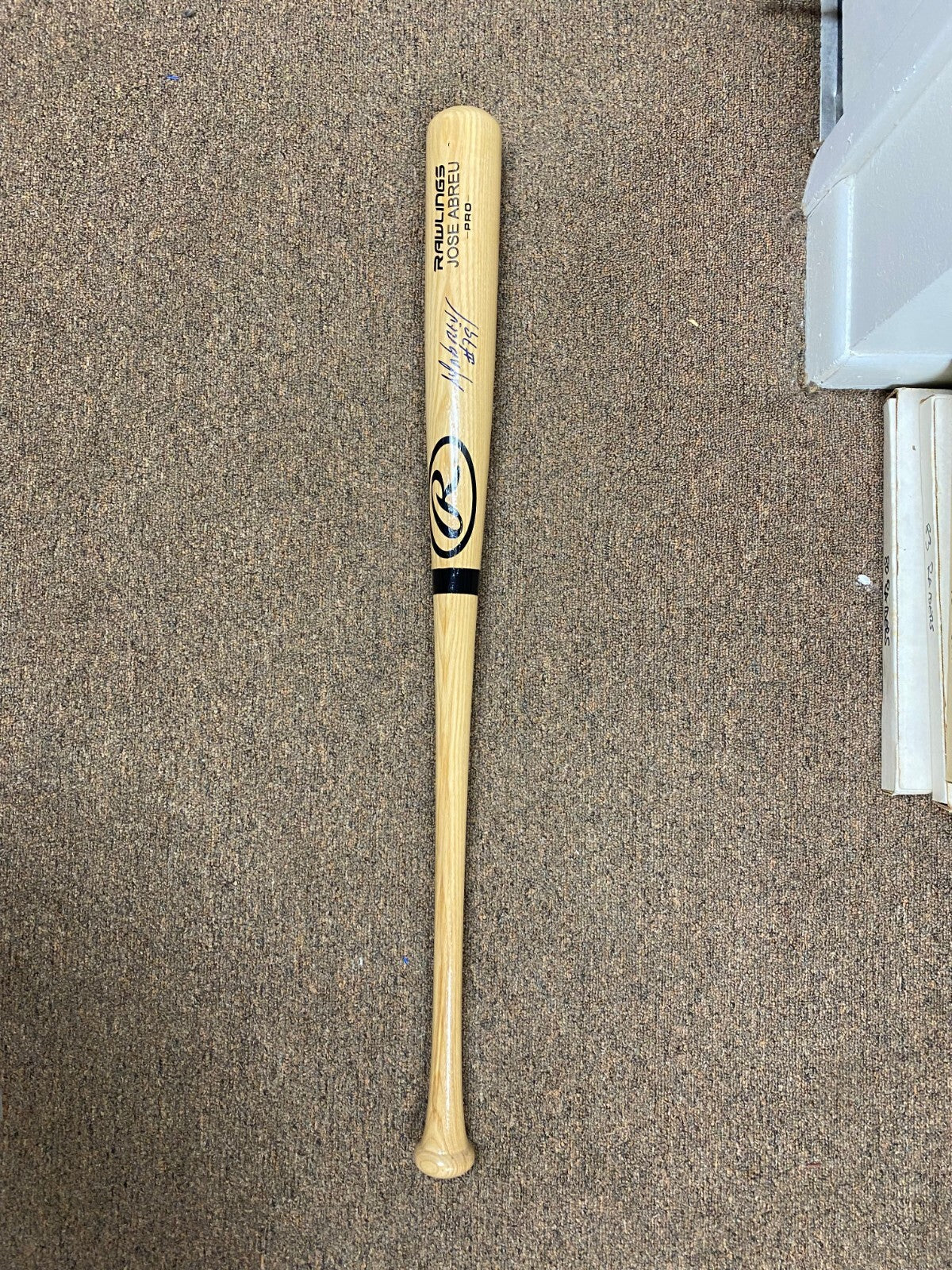 JOSE ABREU HOUSTON ASTROS SIGNED AUTOGRAPHED ENGRAVED RAWLINGS PRO BAT PSA