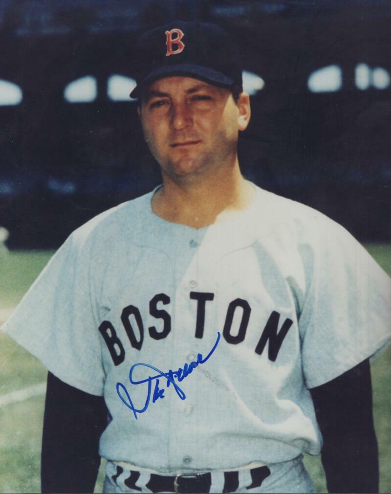 IKE DELOCK BOSTON RED SOX SIGNED AUTOGRAPHED 8X10 PHOTO W/ COA