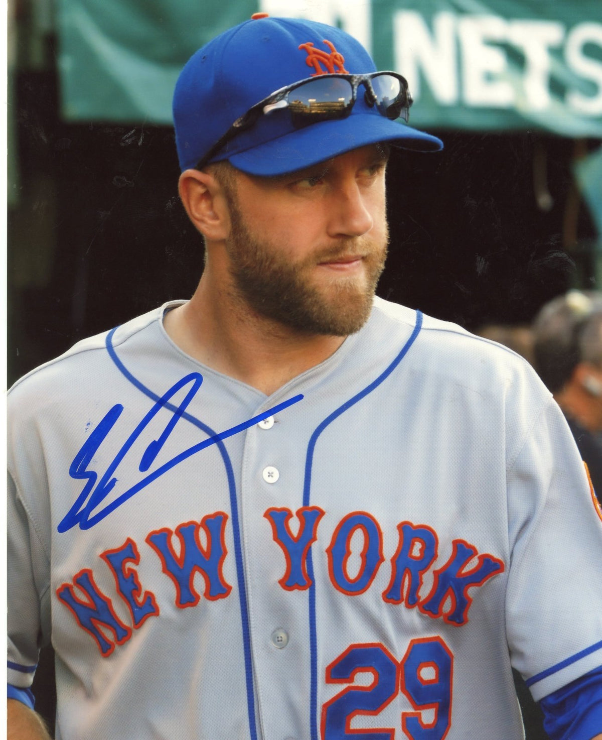 ERIC  CAMPBELL   NEW YORK METS   AUTOGRAPHED    SIGNED  8X10  PHOTO