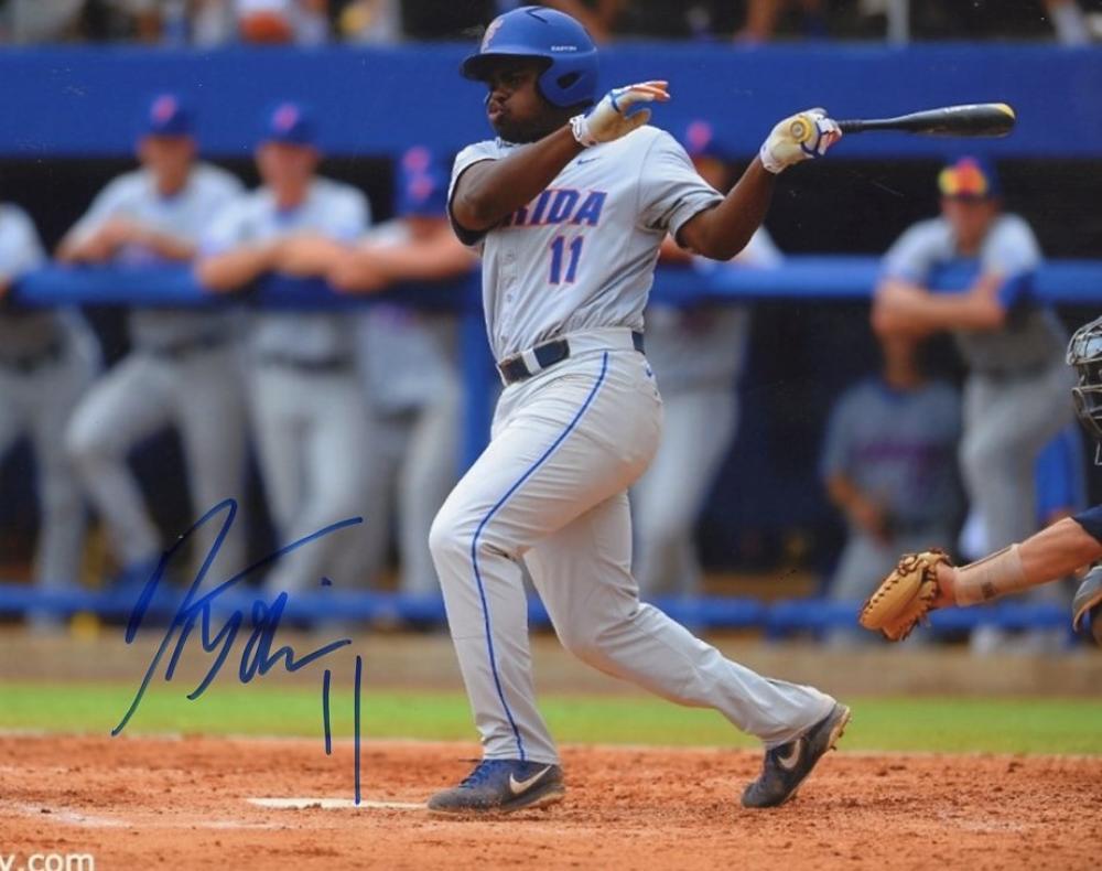 JOSH TOBIAS FLORIDA GATORS/RED SOX SIGNED AUTOGRAPHED 8X10 PHOTO W/COA