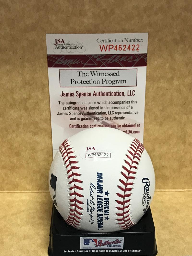 MANUEL MARGOT SAN DIEGO PADRES SIGNED M.L. BASEBALL JSA WP462422