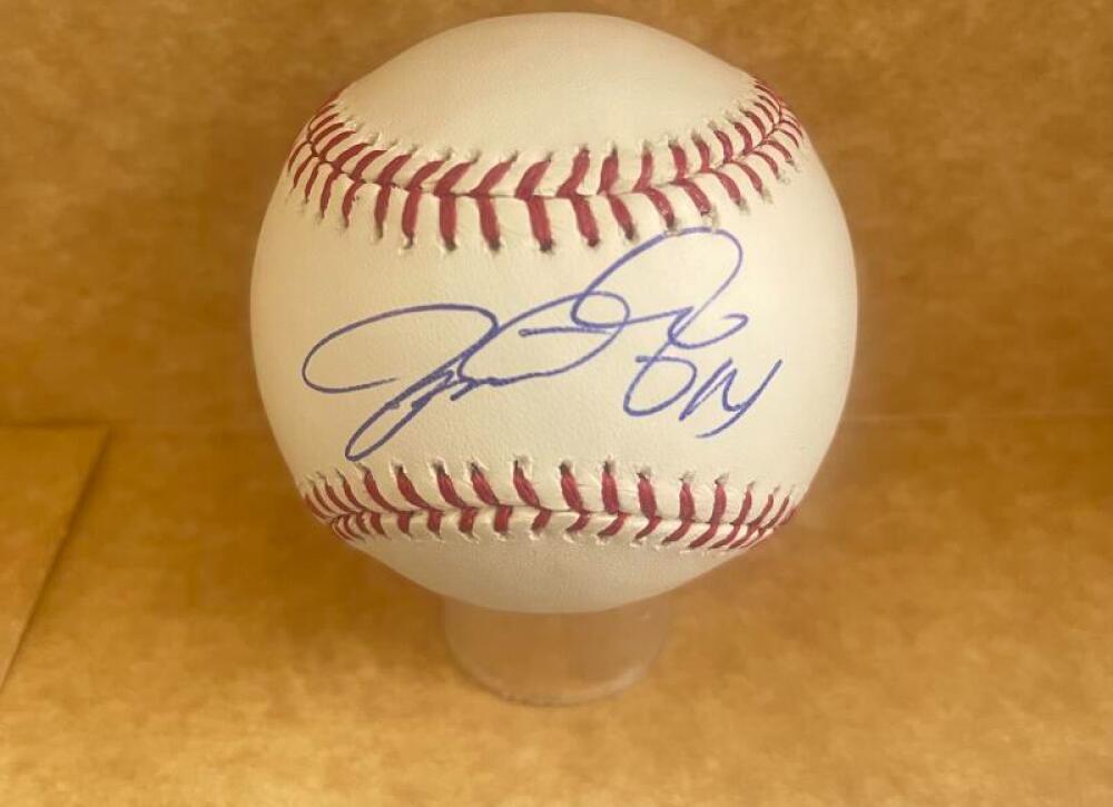 MARTIN PRADO BRAVES/MARLINS  SIGNED AUTOGRAPHED M.L. BASEBALL BECKETT AUTH