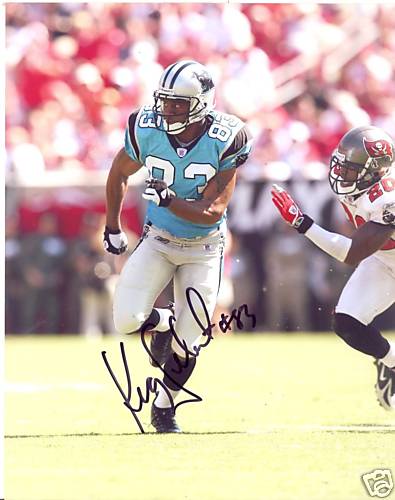 KEARY   COLBERT  CAROLINA PANTHERS   SIGNED 8X10